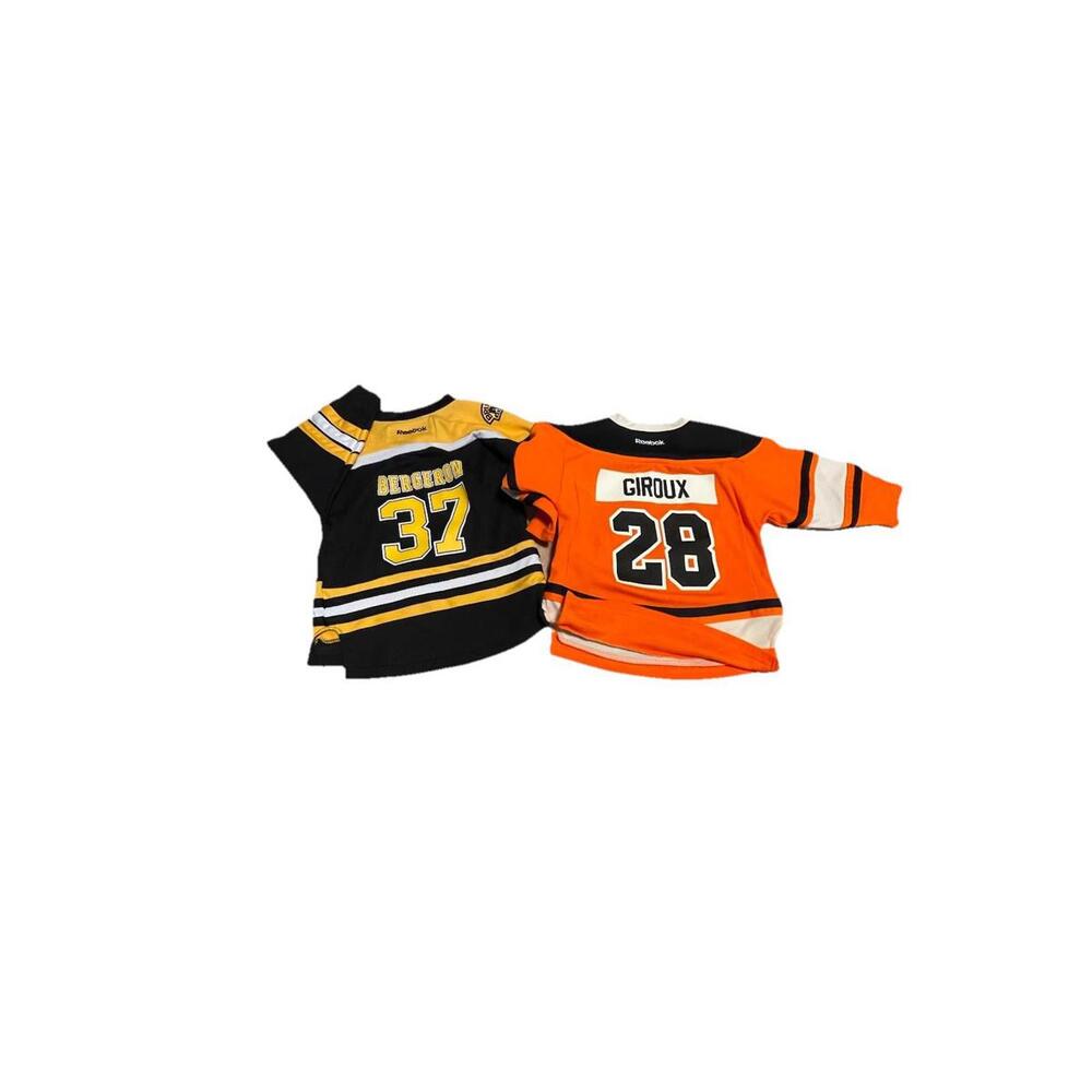Boston‎ Bruins Jersey Youth Size 2T - 4T Black Gold Bear Hockey NHL Toddler H93